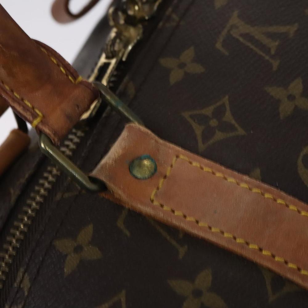 LOUIS VUITTON Monogram Keepall 55 Boston Bag M41424 LV Auth EC703 - Picture 9 of 16